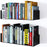 Floating Wall Mount Metal U Shape Shelf  Bookcase Black Set of 2