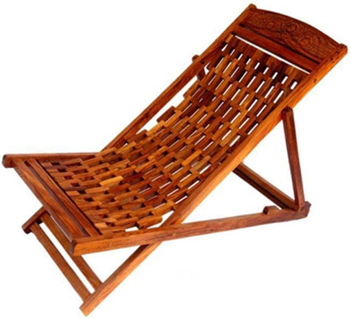 Folding Garden Easy Chair in Sheesham Wood