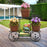 6-Tier Cart Planter Stand, Outdoor Flower Rack Flower Pot