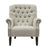 MAURICE ARMCHAIR NATURAL LINEN COLOUR