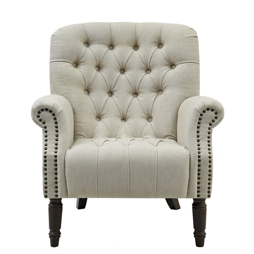 MAURICE ARMCHAIR NATURAL LINEN COLOUR