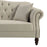 VAUCLUSE 3 SEATER FABRIC SOFA BEIGE COLOUR