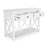 SORRENTO 2 DRAWER WHITE CONSOLE TABLE