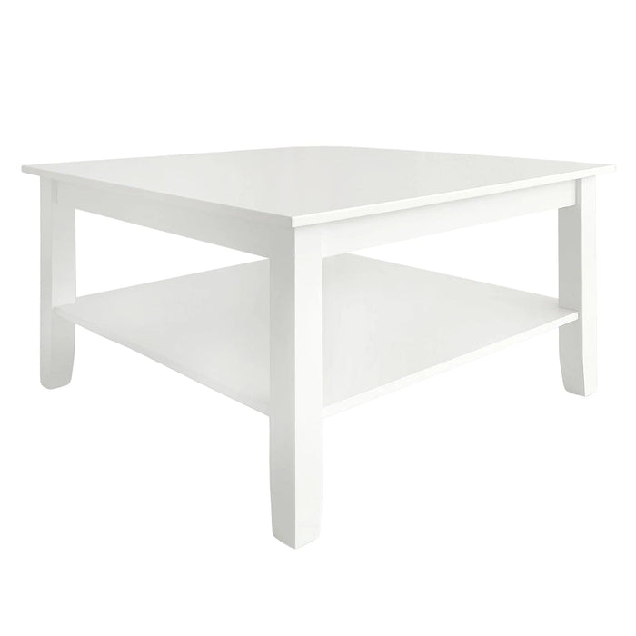 NEWPORT WOODEN COFFEE TABLE WHITE