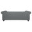 FABRIC 3 SEATER FABRIC SOFA SILVER GREY COLOUR