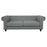 FABRIC 3 SEATER FABRIC SOFA SILVER GREY COLOUR