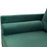 VELVET 3 SEATER FABRIC SOFA FOREST GREEN COLOUR