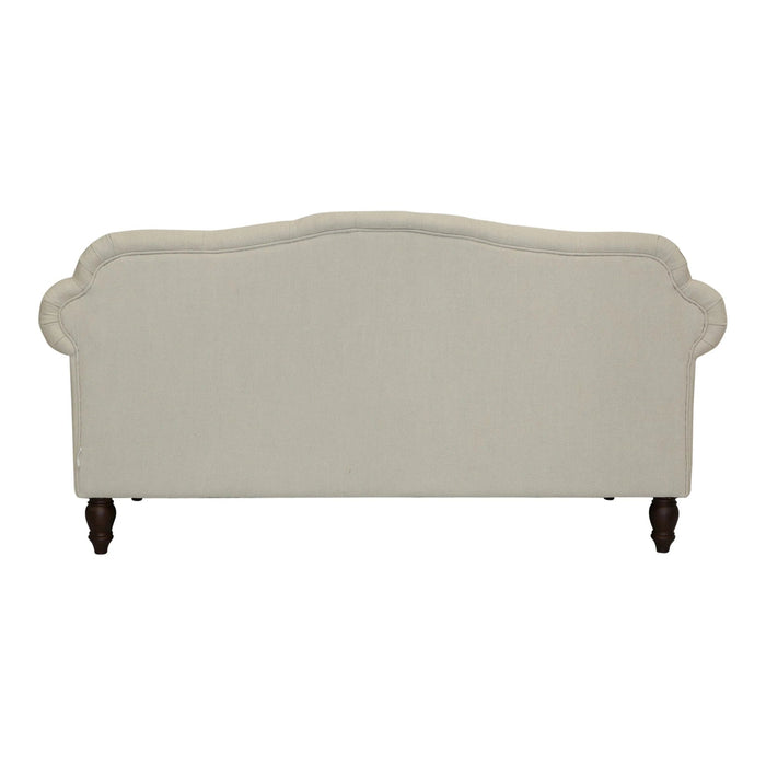 VAUCLUSE 2 SEATER FABRIC SOFA CREAM COLOUR