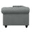 FABRIC 3 SEATER FABRIC SOFA SILVER GREY COLOUR