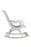 Wooden Rocking Chair Wooden Handicrafts Rocking Chair Wood Easy Aaram Chairs Rocking for Relaxing Living Room Home Decor Garden Lounge