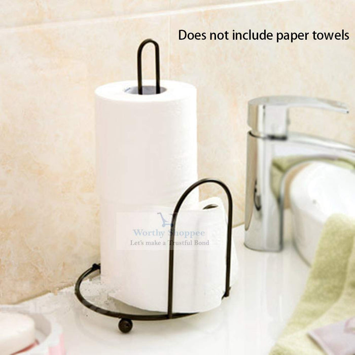 Kitchen Paper Towel Holder, One-Handed Tear Paper Towel