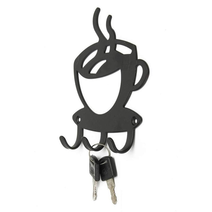 Coffee Cup Shaped Hook Key Holder