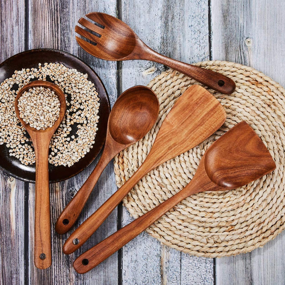 Handmade Sheesham Wooden Non-Stick Serving Spoon.