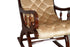 Royal Look Hand Crafted Rocking Chair in Teak Wood with Cushion for Living Room Garden Lounge Wooden Hand Crafted Rocking Chair