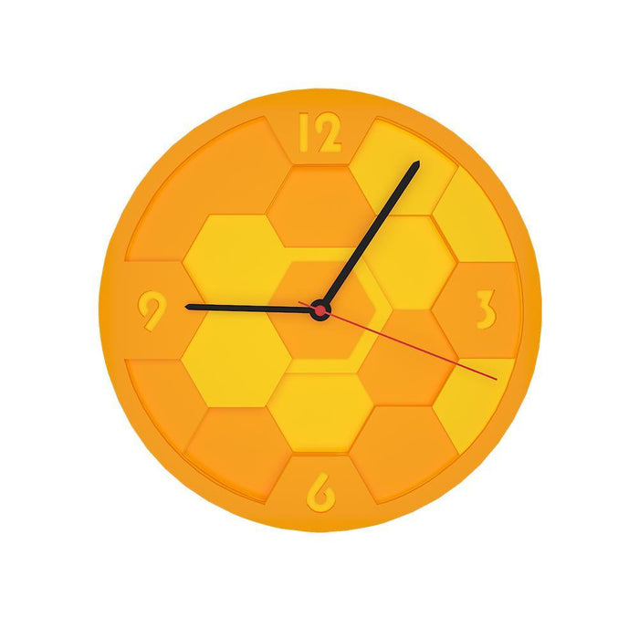 Football Designer Multi Layer Wooden Decorative Wall Clock