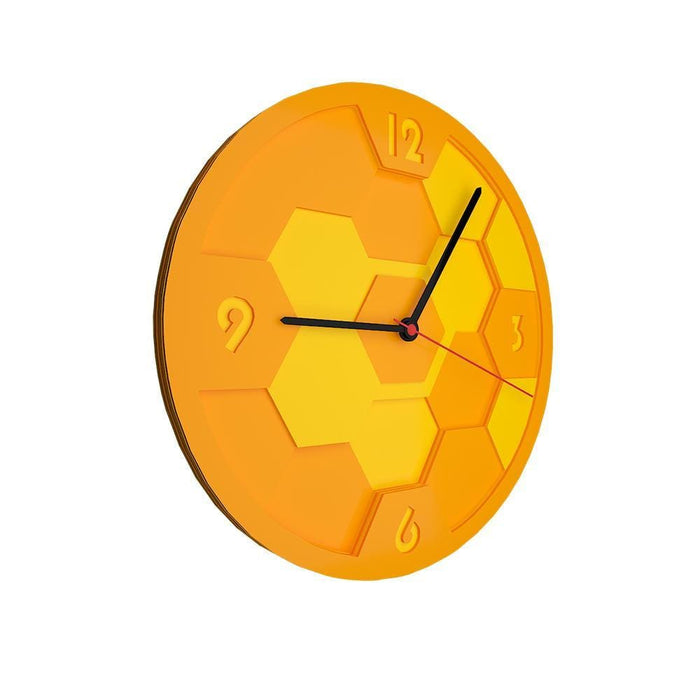 Football Designer Multi Layer Wooden Decorative Wall Clock