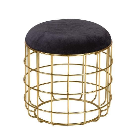Pouffee & Ottoman Stool (Black)