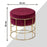 Pouffee & Ottoman Stool (Maroon)