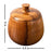 WOODEN SMALL CONTAINER FOR SAUCE || SPICE|| PICKLE || FOOD SAFE ( SET OF 4 )