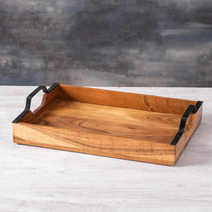 PREMIUM LOOK SERVING TRAY || ACACIA WOOD