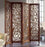 Wooden Partitions - Wood Room Divider Partition for Living Room 4 Panels - Room Separators Screen Panel for Home & Kitchen to be Placed in Zig-Zag