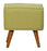 Zoey Wing Chair in Olive with Footrest