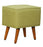 Zoey Wing Chair in Olive with Footrest