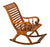 Teak Wood Smart Rocking Chair Natural Teak Finish